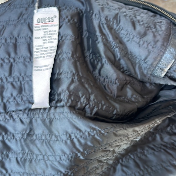 Vintage Guess Company Mens Medium Leather Jacket - Picture 3 of 6